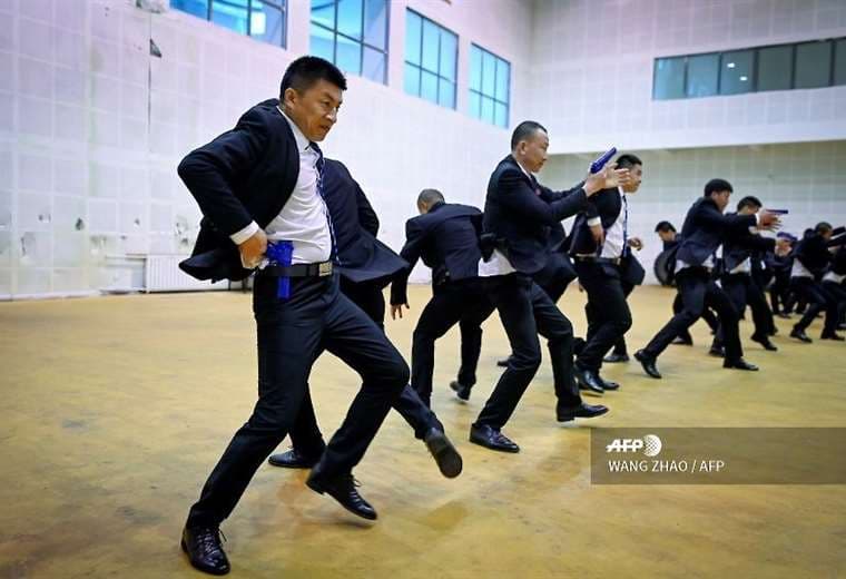Escuela china de guardaespaldas. Foto Internet