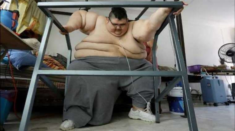  Juan Pedro Franco actualmente pesa 208 kilos (Foto: Internet)