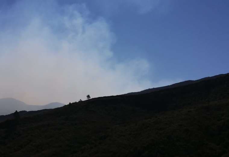 Hay tres incendios en los valles. Foto: Juan Carlos Aguilar