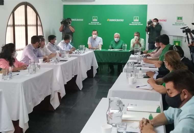 Reunión nacional del partido de Jeanine Añez (Foto: Hernán Virgo)