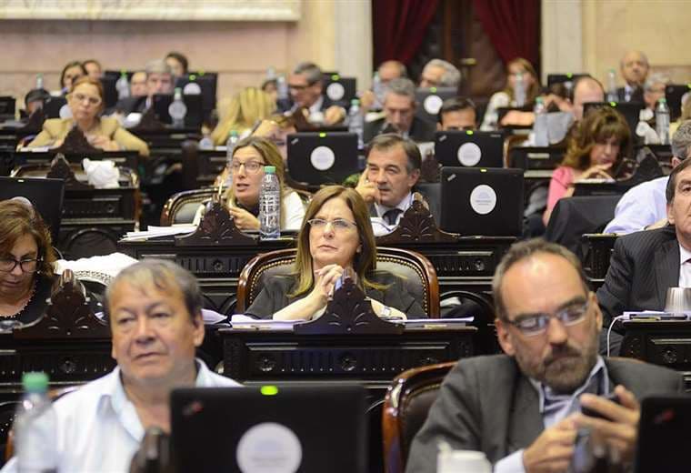 La diputada argentina de PRO Carmen Polledo en sesión 