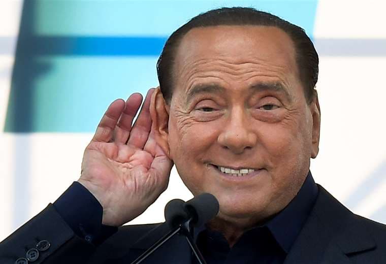 Berlusconi, el exmandatario italiano. Foto AFP