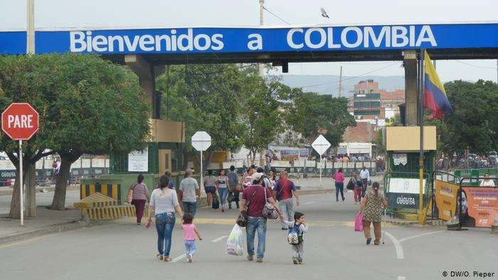 Las fronteras de Colombia solo se abren por cuestiones humanitarias. Foto Internet