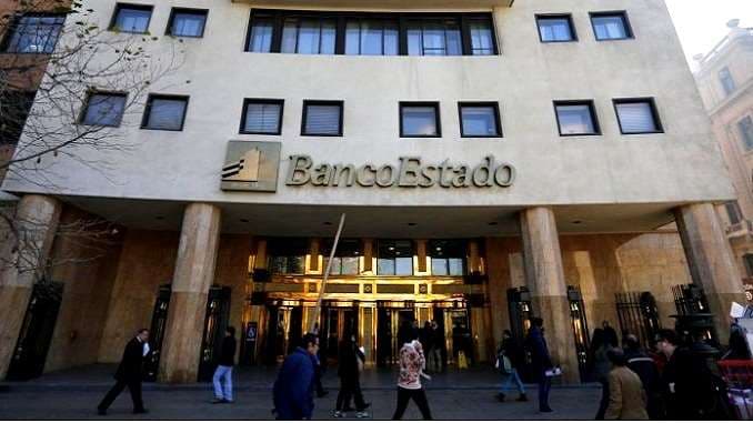 Sede central del Banco Estado en Santiago. Foto Internet