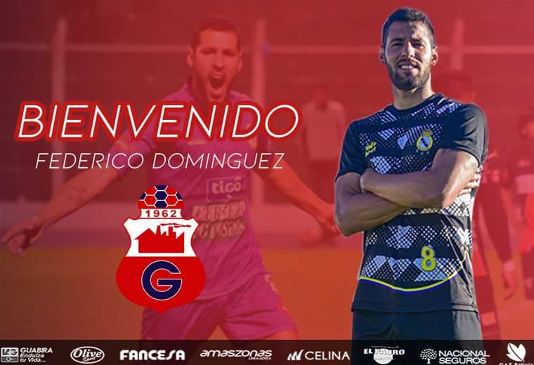 Federico Domínguez, la nueva contratación de Guabirá. Foto: club Guabirá