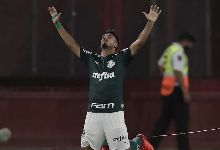 El partido de ida quedó 0-3, a favor del Palmeiras. Foto: AFP