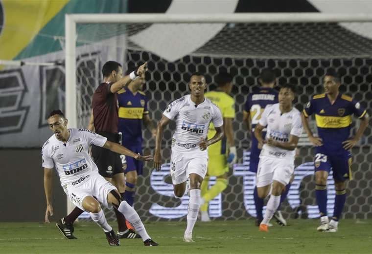 El festejo de Diego Pituca tras su gol. Foto: AFP