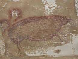 Pintura de cerdo verrugoso de hace 45.500 años