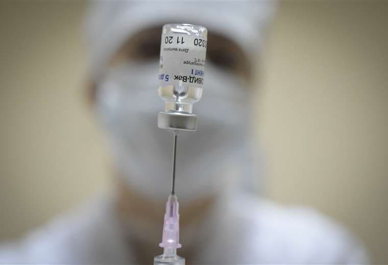 La cuenta de la vacuna ruso estuvo temporalmente bloqueada el jueves /AFP