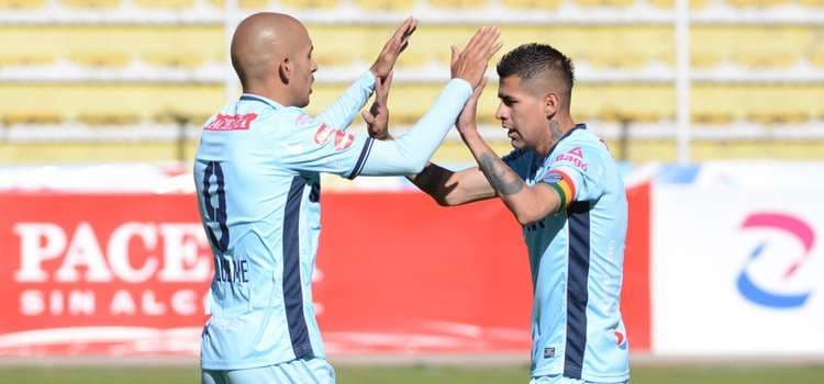 Arce y Riquelme fue la dupla del gol en Bolívar el año pasado. Foto: internet