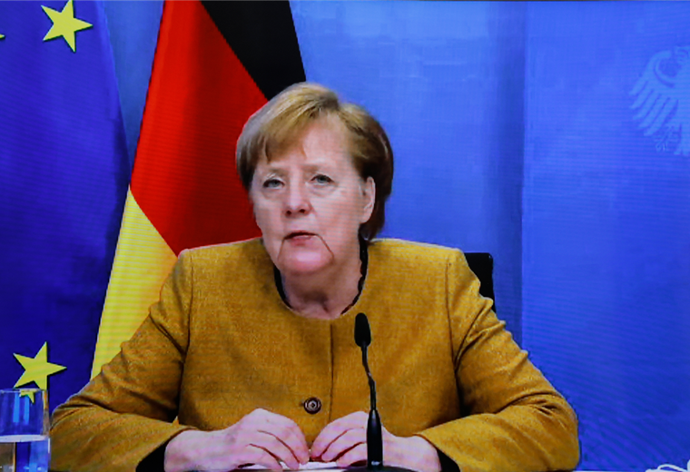 Angela Merkel, canciller de Alemania. Foto. AFP