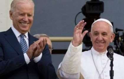 Papa anima a Biden a favorecer "la reconciliación y la paz" en EEUU 