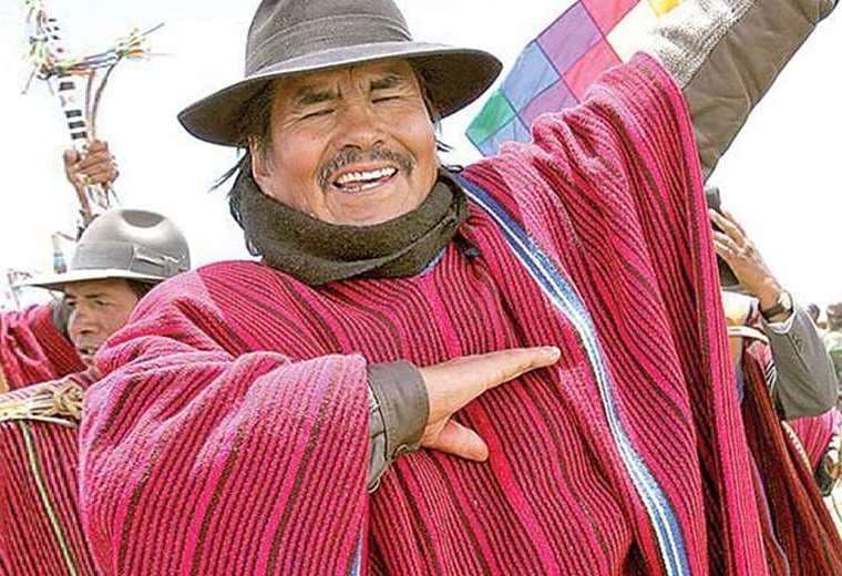 El extinto líder indígena, murió hace cuatro días/Foto: EL DEBER