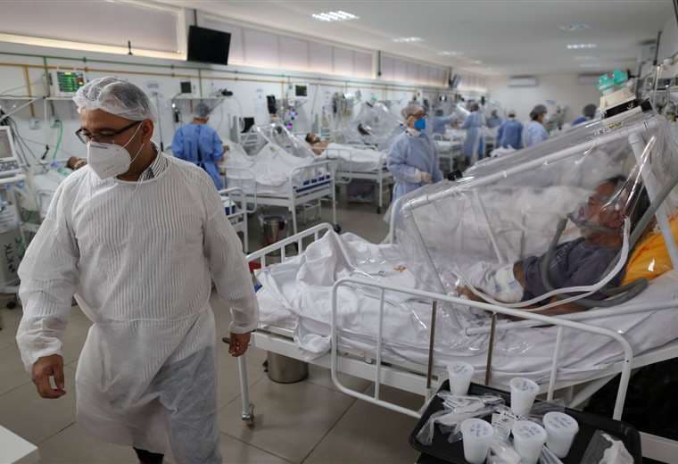 Hospital Gilberto Novaes de Manaos, Brasil/Foto: AFP