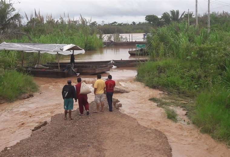 La afectación se dio en el Norte Integrado y la provincia Ichilo. Fotos: Redes sociales