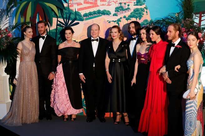 Integrantes de la familia Grimaldi, anfitriones de las fiestas de gala en Mónaco