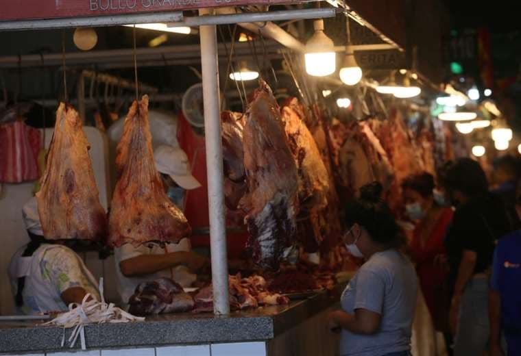  El precio del kilo de carne de res llegó a costar Bs 36. Foto: Jorge Ibáñez 