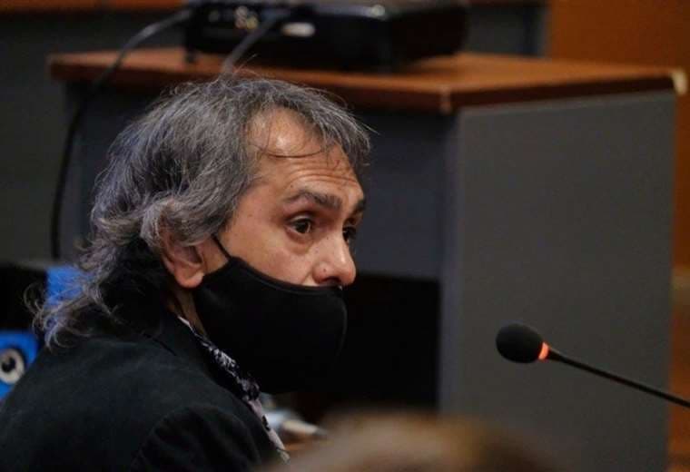 Mario Teruel  en el juicio que se realiza en Salta contra su hijo