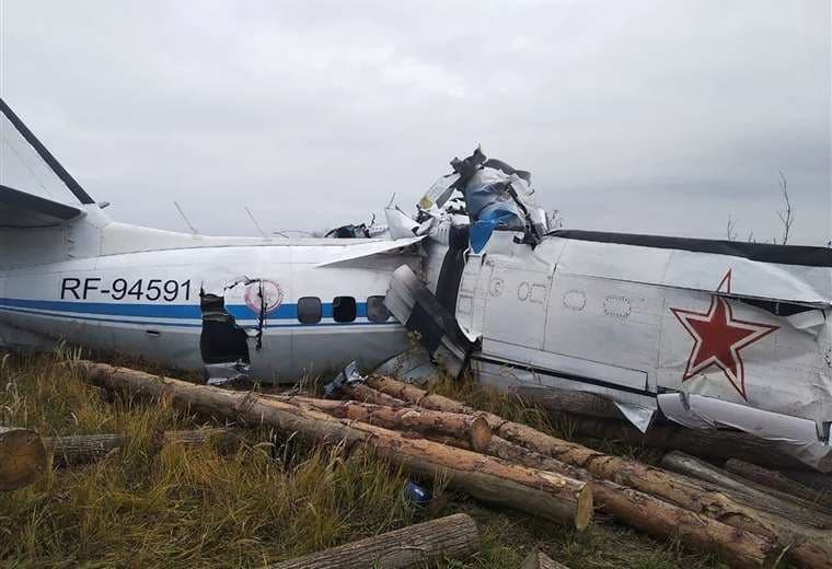 Accidente aéreo en Rusia /Foto: AFP