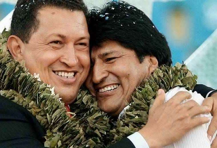 Morales recibía dinero de Venezuela bajo el gobierno de Chávez. Foto: TELESUR