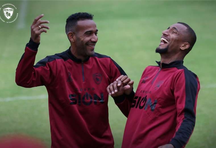 Ribeiro y Tavares, los brasileños del plantel de Royal Pari. Foto:  RP