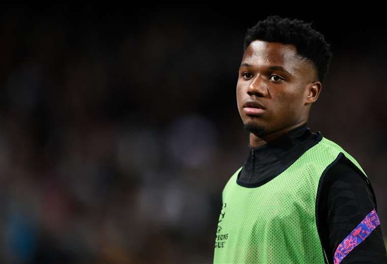 Ansu Fati debutó en el Barcelona a los 16 años en 2019. Foto. AFP