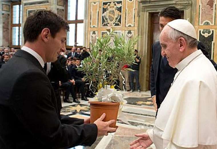 El papa Francisco y Lionel Messi