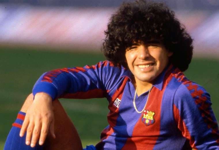 Maradona jugó en el Barcelona entre 1982 y 1984. Foto: Internet