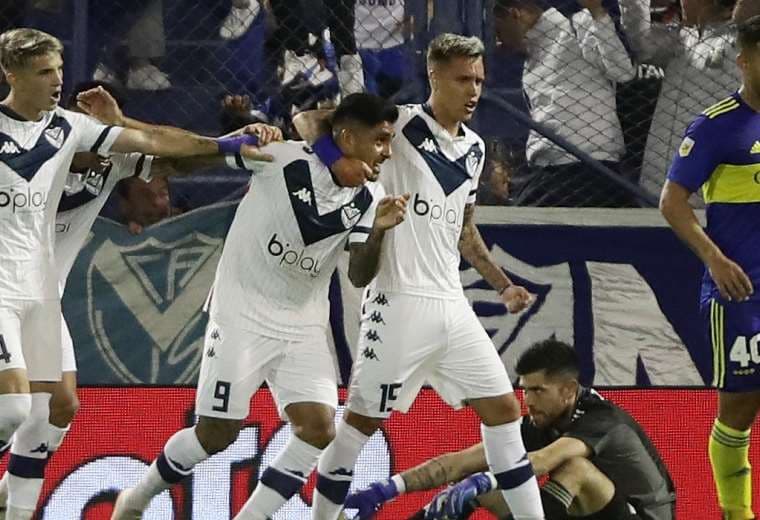 Vélez celebró otra victoria en condición de local. Foto: AFP