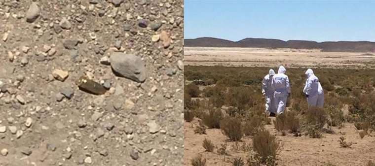 El cuerpo del menor fue hallado en la ruta Oruro-Pisiga. Foto: Emilio Huascar Castillo
