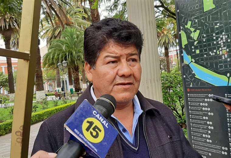 Wilfredo Castro, de la Confederación Sindical de Trabajadores Gremiales de Bolivia