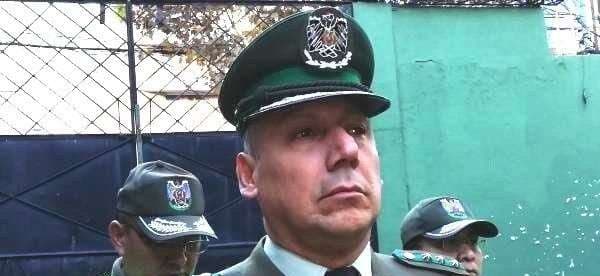 El excomandante departamental de Cochabamba, Jaime Zurita