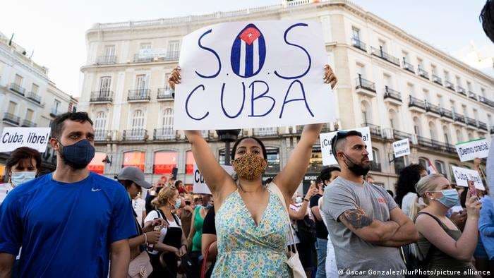 Protesta cubana