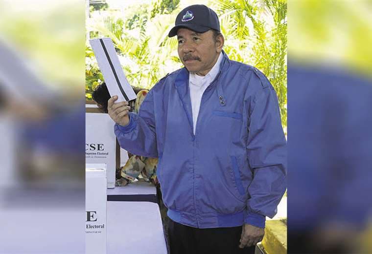 Ortega en la jornada electoral