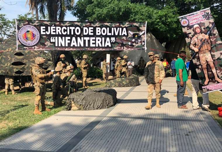 Feria de la Fuerzas Armadas en el Parque Lineal El Trompillo. Foto: Juan Carlos Fortún