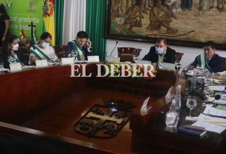 Concejo Municipal de Santa Cruz de la Sierra. Foto. EL DEBER 