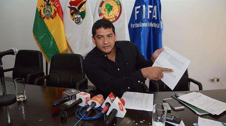 Marcos Rodríguez, vicepresidente de la FBF. Foto: El Deber