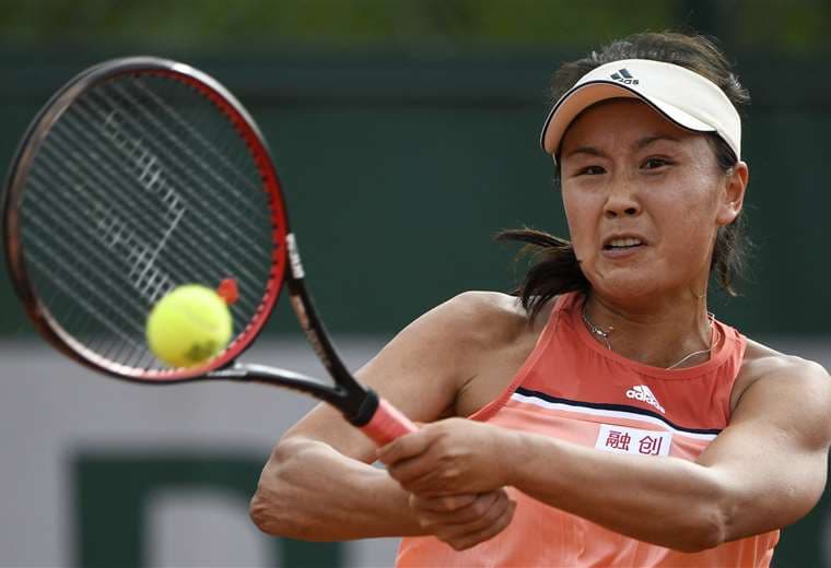 Pen Shuai fue número uno del mundo en dobles. Foto. AFP