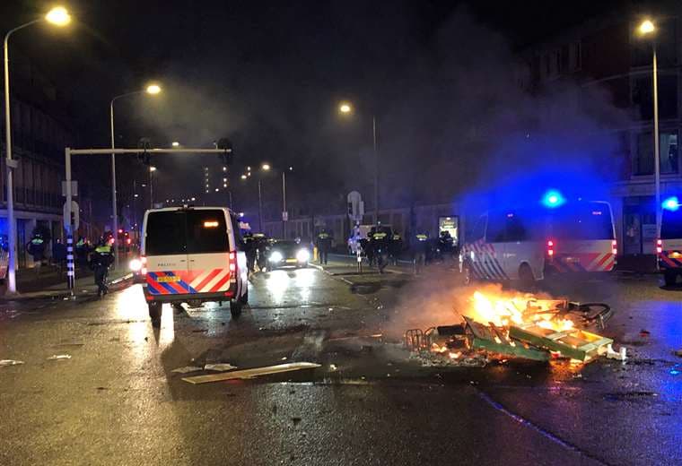 Protestas en Holanda (Foto: AFP)