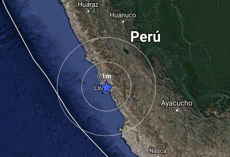 Sismo en Perú I redes.