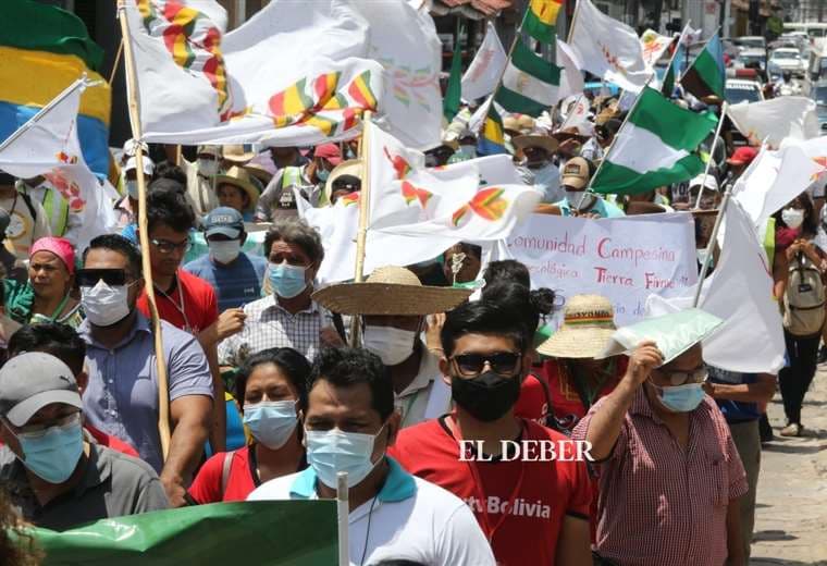 Marcha de periodistas contra la impunidad. Foto: F. Landívar