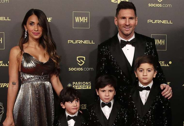 El deslumbrante look de los Messi-Rocuzzo