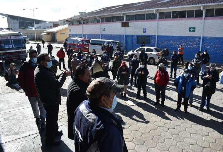 La protesta de Aasana en La Paz I APG Noticias.