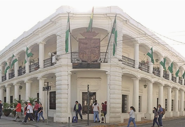 Edificio de la Alcaldía municipal de Santa Cruz de la Sierra. Foto. Internet 