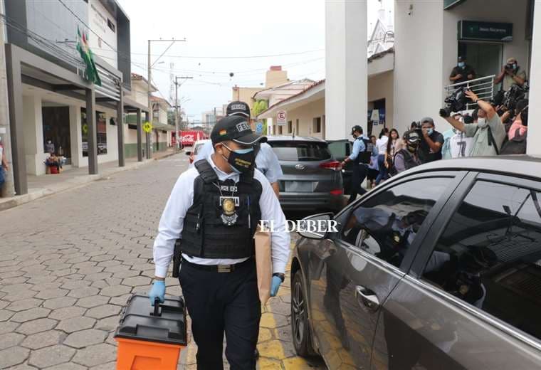 Ayer la Policía y la Fiscalía allanó la cooperativa donde trabajaba Mery Balcázar.