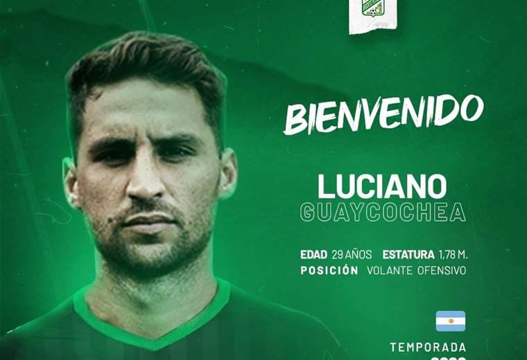 Luciano Guaycochea, el nuevo rostro del equipo refinero. 