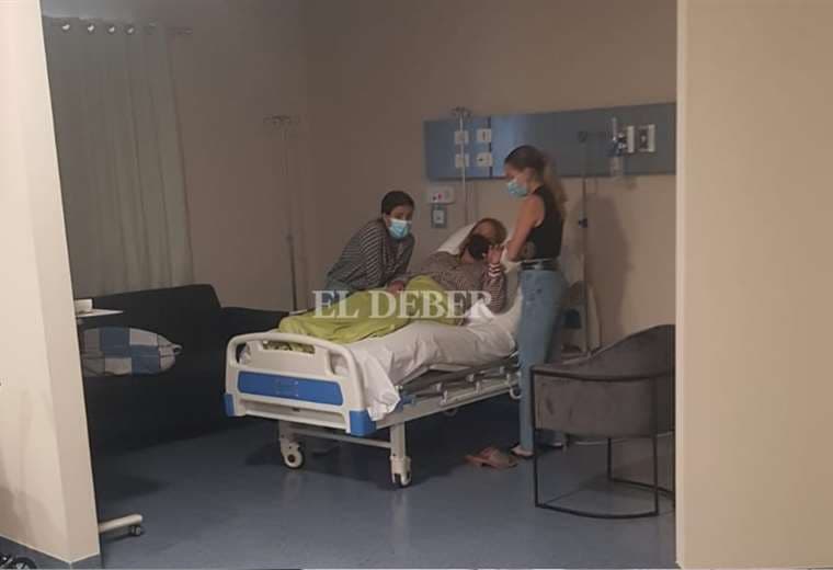 La imagen de la exautoridad fue difundida desde el interior del hospital