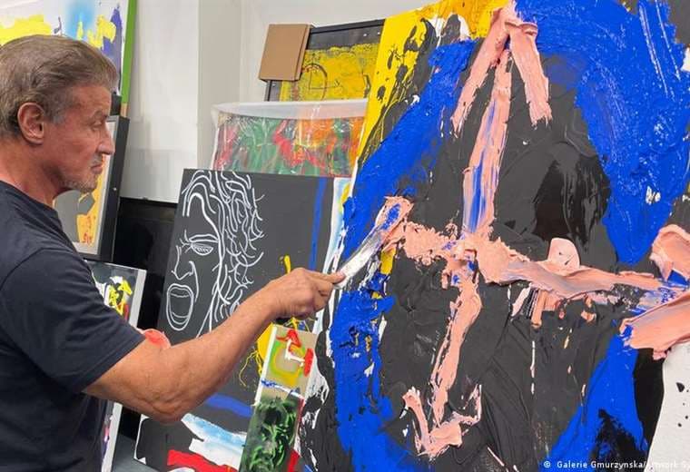 La pintura ha seguido siendo la pasión de Stallone a lo largo de su carrera como actor