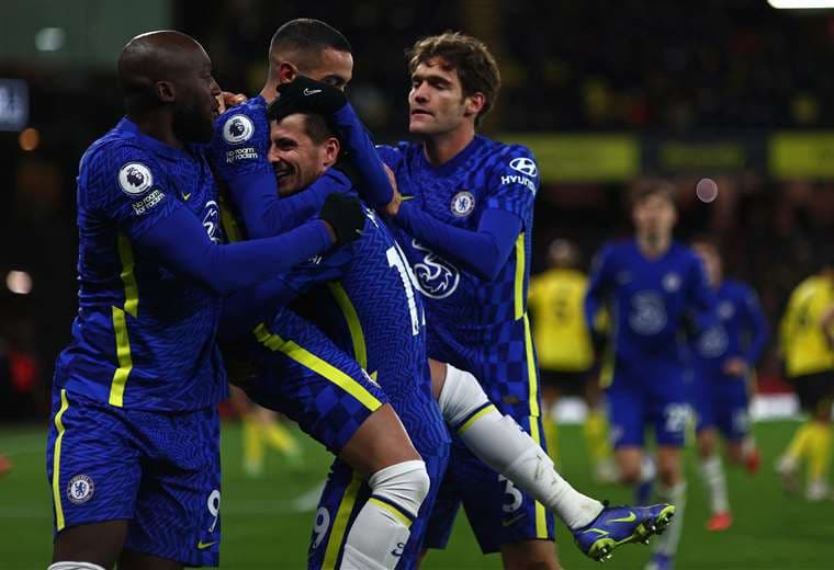 Chelsea es el líder del campeonato inglés. Foto: AFP