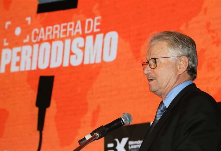 Pedro Rivero asume como director de la carrera de periodismo en Santa Cruz. Foto: J. Ibáñe